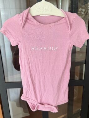 Seaside Kyte Baby onesie short sleeve newborn girl bamboo bodysuit 30A destin